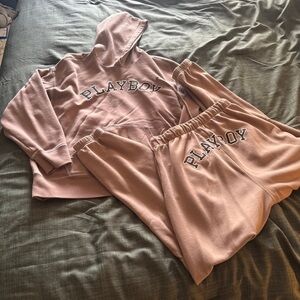 PLAYBOY Brown Lounge Set